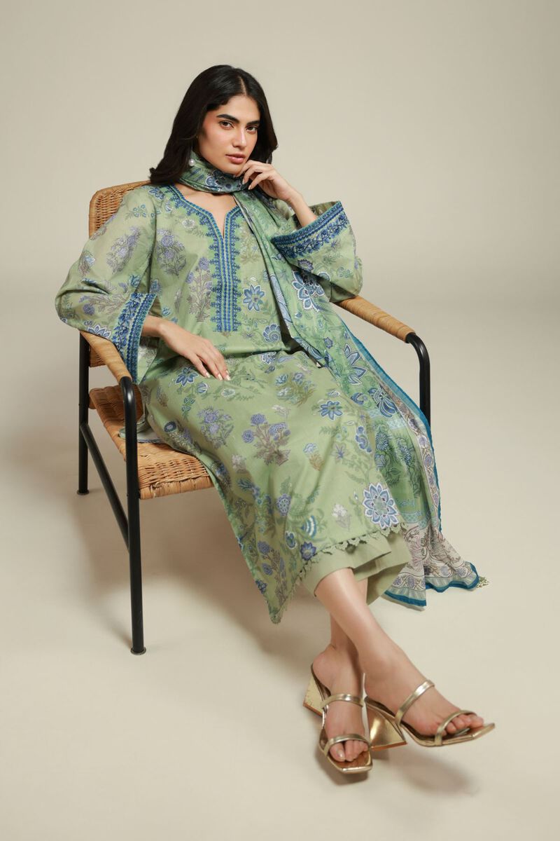 Embroidered | Textured Lawn | 3-Piece Tailored Lawn | USD 65.00