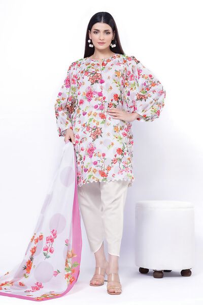 Printed | Lawn | Fabrics 2 Piece | Top and Bottom | USD 7.50