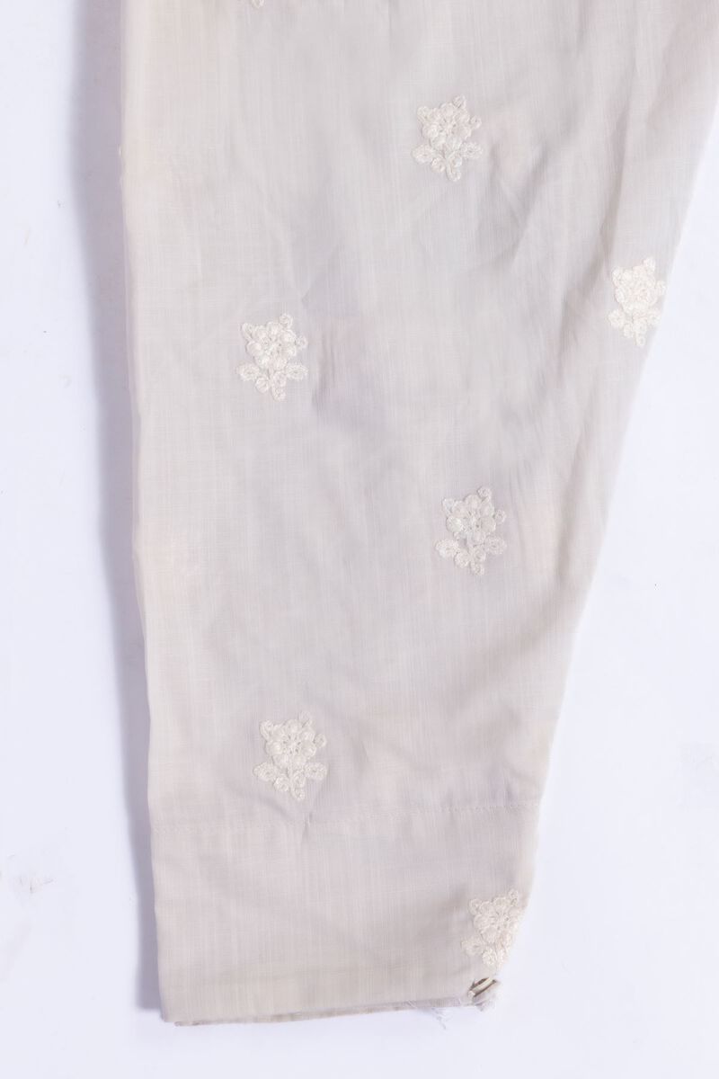 Embroidered | Crosshatch Poplin | Pants | USD 7.50