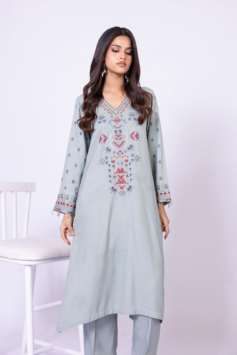 Embroidered | Viscose Oak Silk | Kurta | USD 50.00