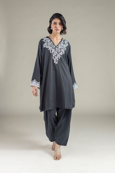 Embroidered | Marina | Polka Dot Kurta | USD 30.00