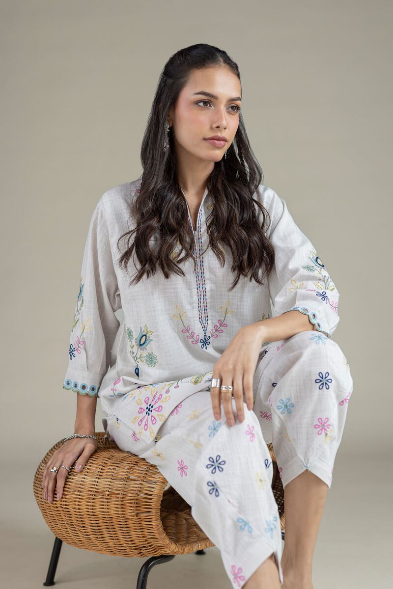 Embroidered | Heavy Textured Cotton | Kurta | USD 40.00