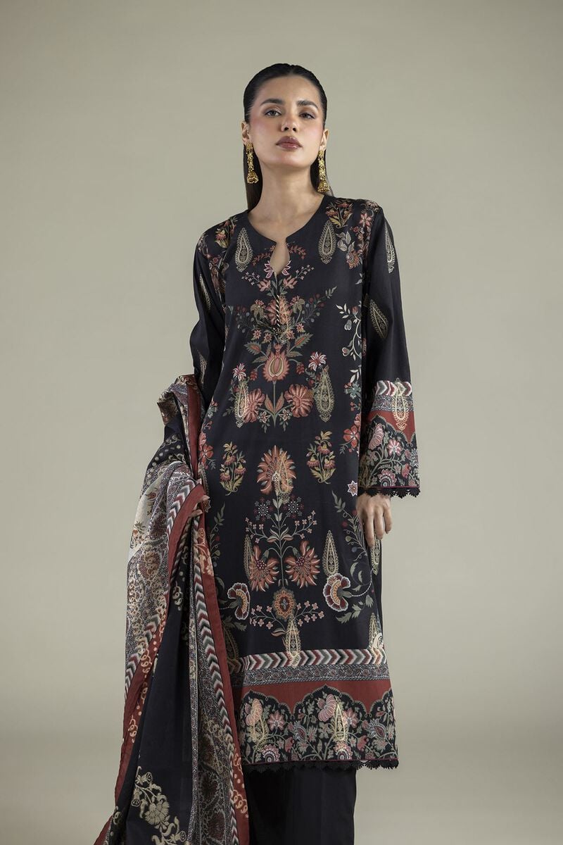 Printed | Jacquard | Floral Tailored 3-Piece | USD 65.00