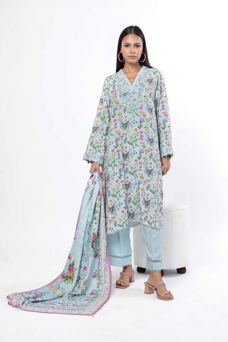 Embroidered | Blended Khaddar | Tailored 3 Piece | USD 60.00