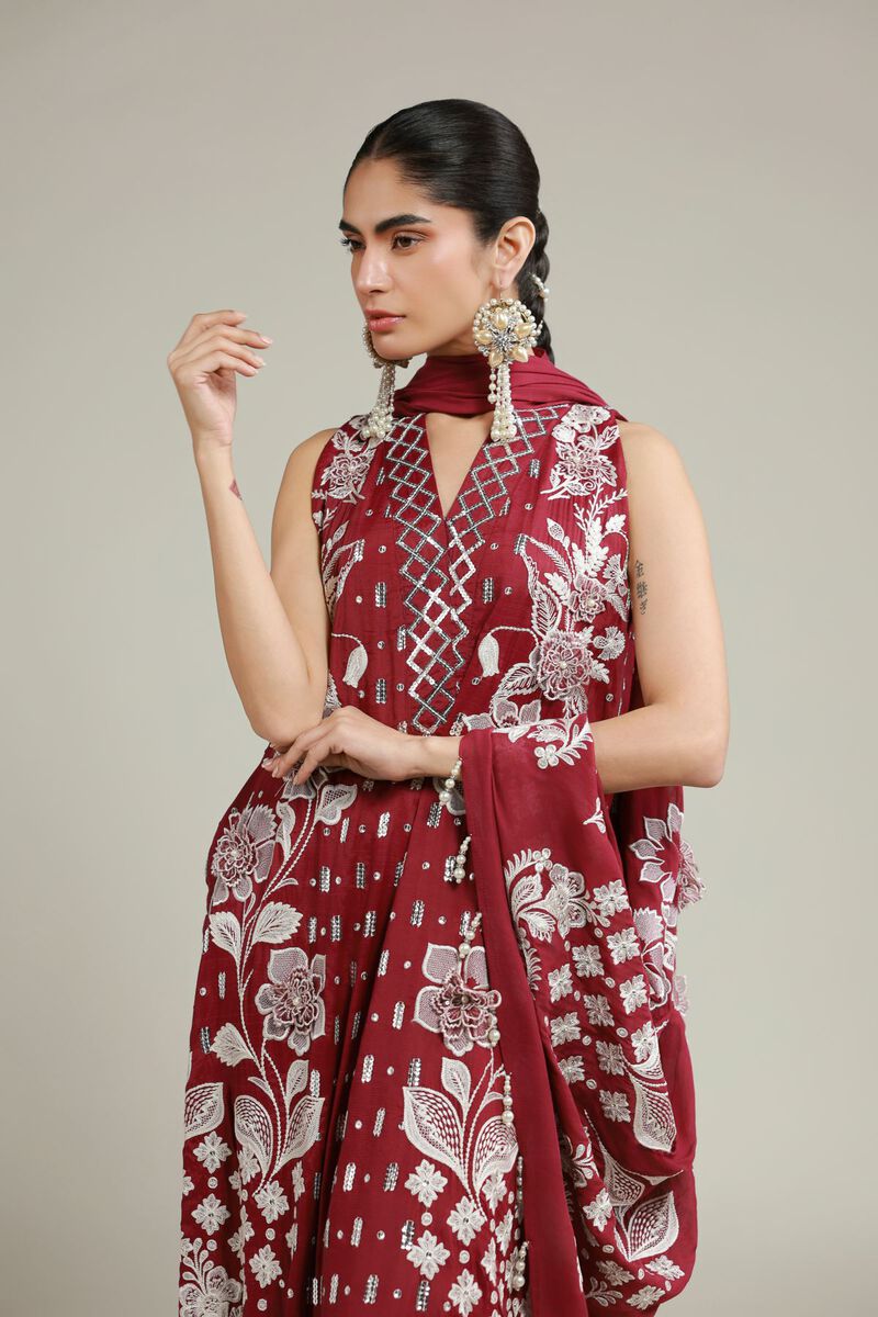 Dyed | Raw Silk | Co-ord 3 Piece | USD 125.00