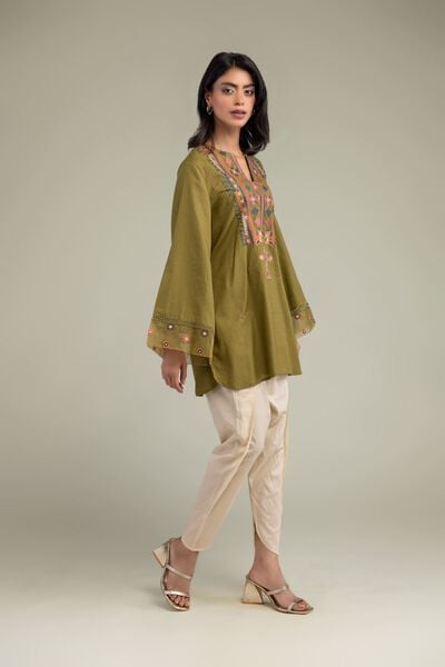 Embroidered | Cotton Dobby | Solid Cotton Shalwar | USD 30.00