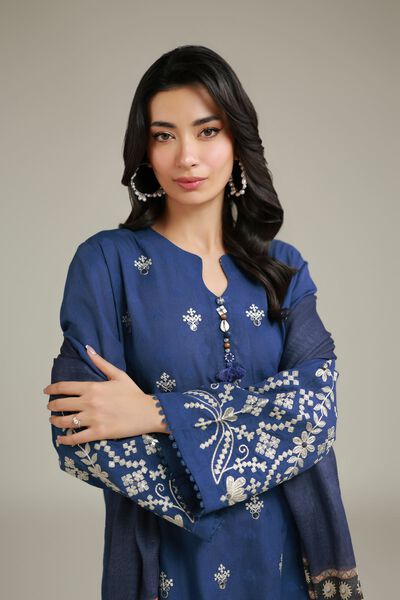 Embroidered | Broshia | Tailored 3 Piece | USD 80.00