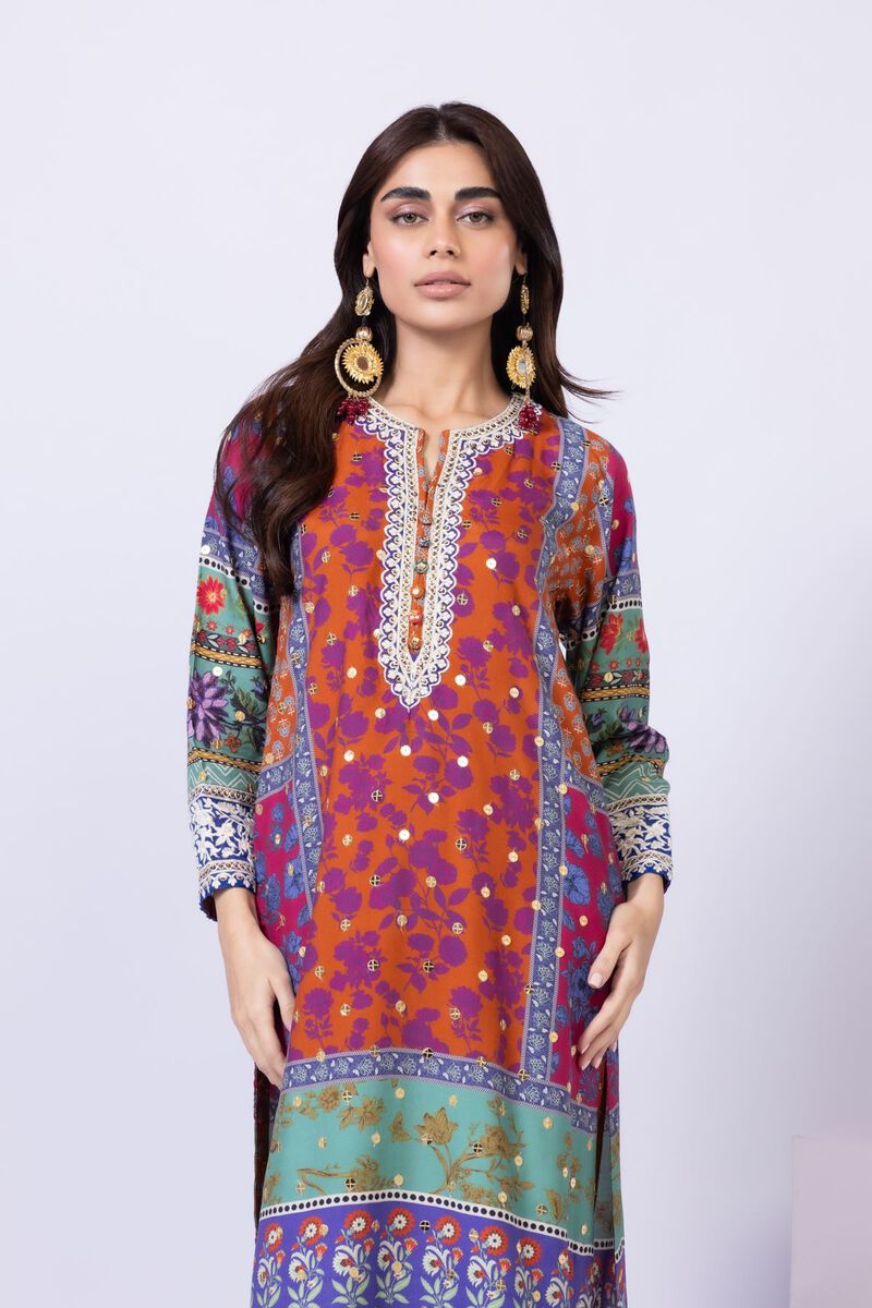 Embroidered | Viscose Oak Silk | Kurta | USD 24.00
