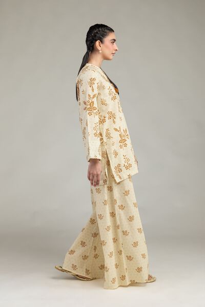 Printed | Cotton Dobby | Floral Cotton Pants | USD 30.00