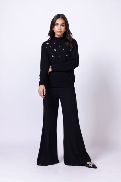 Embellished | Viscose Polyester Nylon | Sweater | USD 12.00