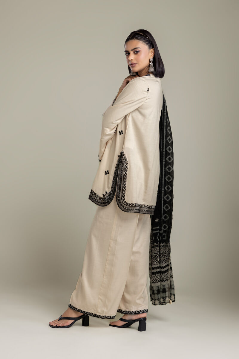 Embroidered | Raw Silk | Silk 3-Piece Tailored | USD 105.00