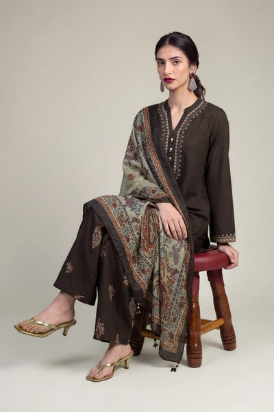 Embroidered | Polyester Silk | Polyester Silk Dupatta | USD 35.00