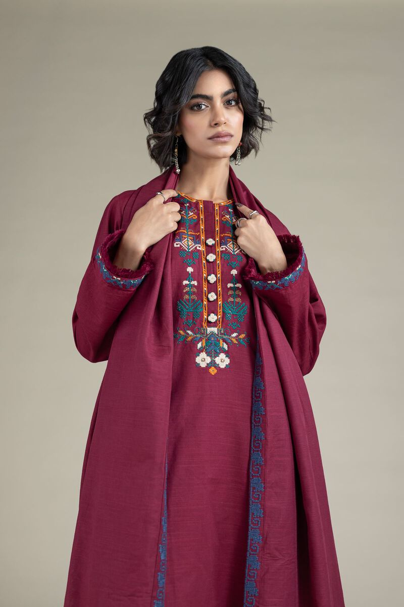 Embroidered | Textured Cotton | Dupatta | USD 20.00