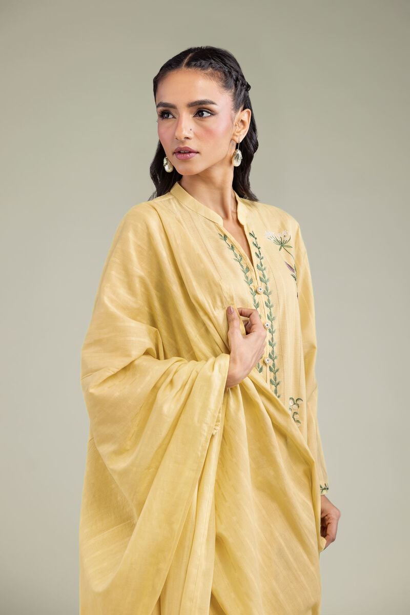 Embroidered | Textured Cotton | Dupatta | USD 30.00