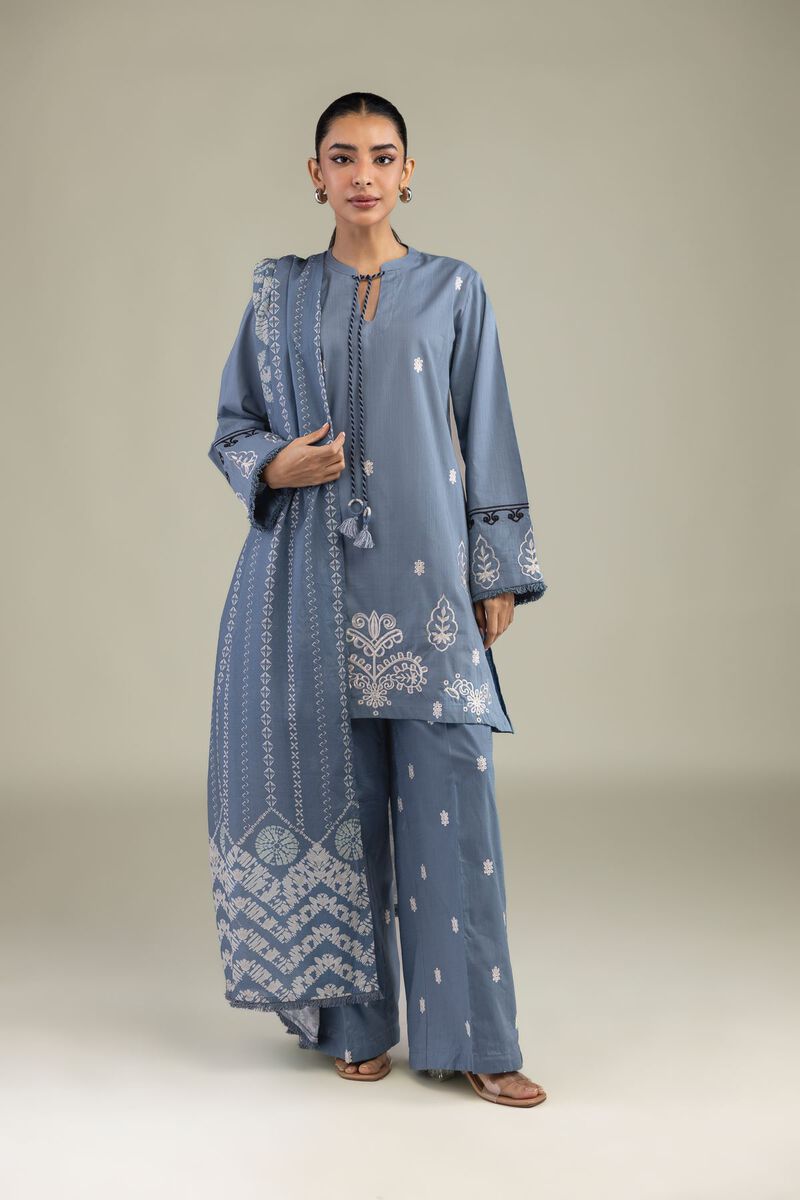 Textured Lawn | Embroidered | Floral Lawn Dupatta | USD 30.00
