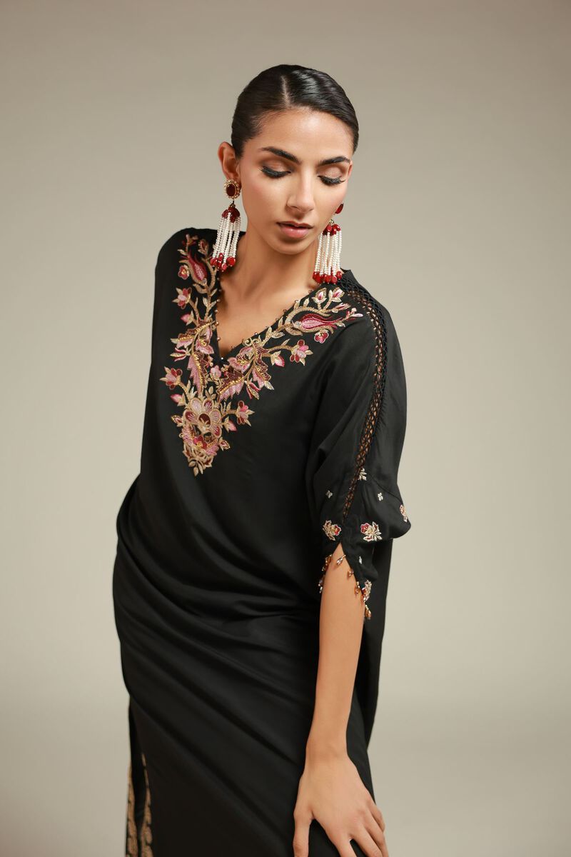 Embroidered | Raw Silk | 2 Piece Co-ord Set | Top and Bottom | USD 65.00