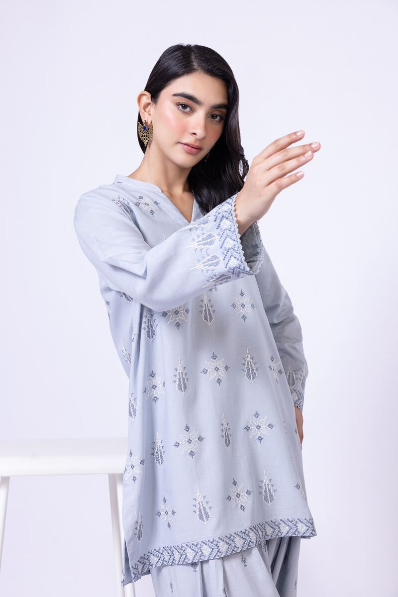 Embroidered | Dull Raw Silk | Kurta | USD 10.50