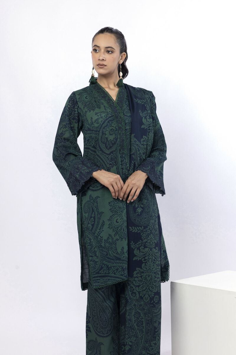 Embroidered | Light Khaddar | Tailored 3 Piece | USD 50.00