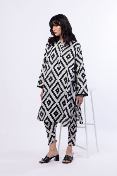 Printed | Double Layer Striped | Shalwar | USD 6.90