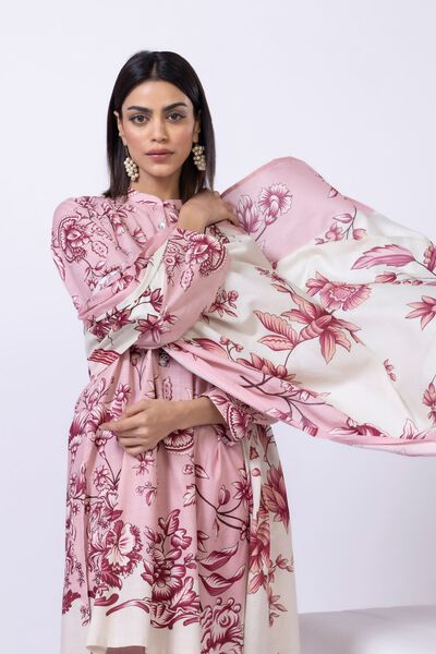 Printed | Slub lawn | Dupatta | USD 20.00