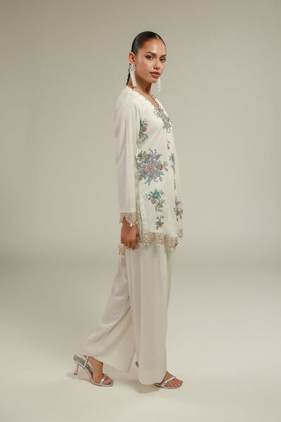 Embroidered | Raw Silk | Farshi Shalwar | USD 30.00