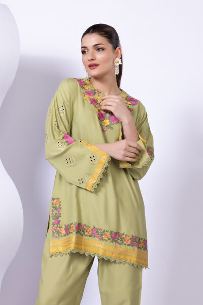 Embroidered | Viscose Oak Silk | Kurta | USD 30.00