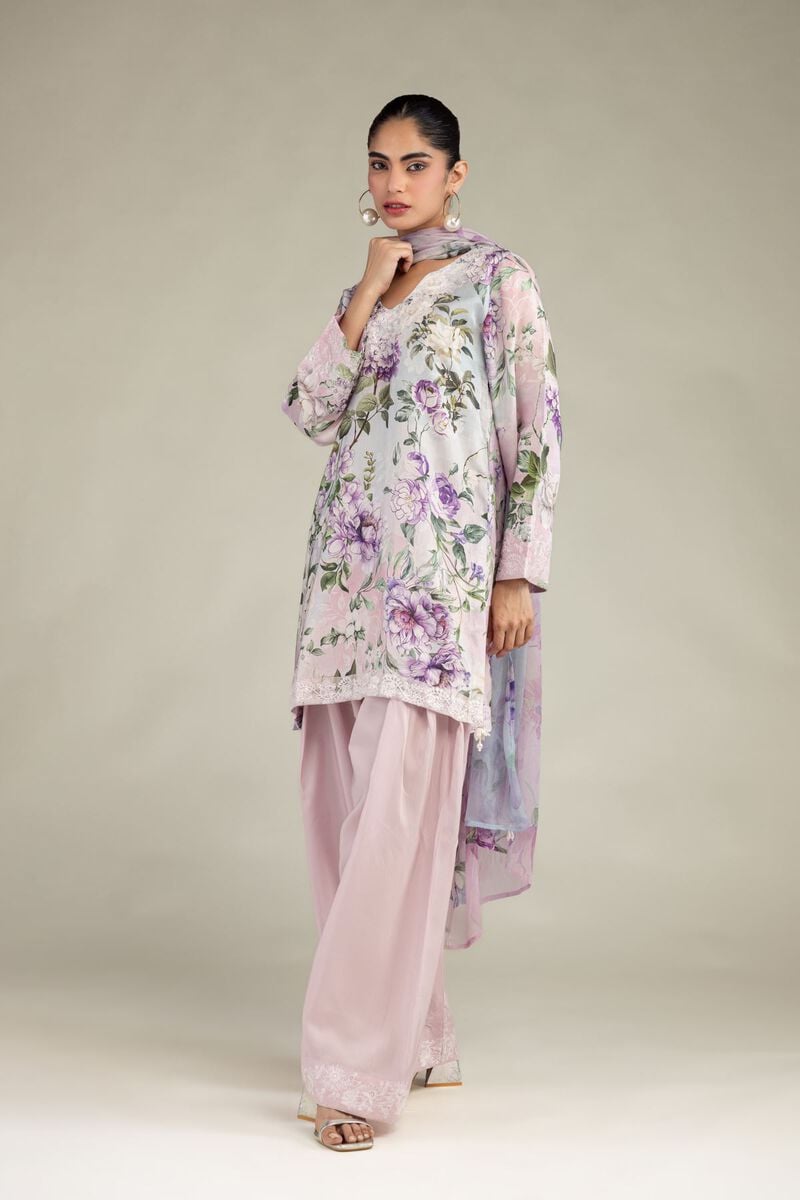 Embroidered | Chiffon | Floral Chiffon Dupatta | USD 30.00