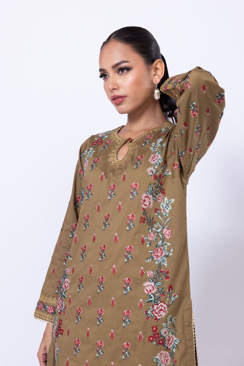 Embroidered | Cambric | Kurta | USD 19.50