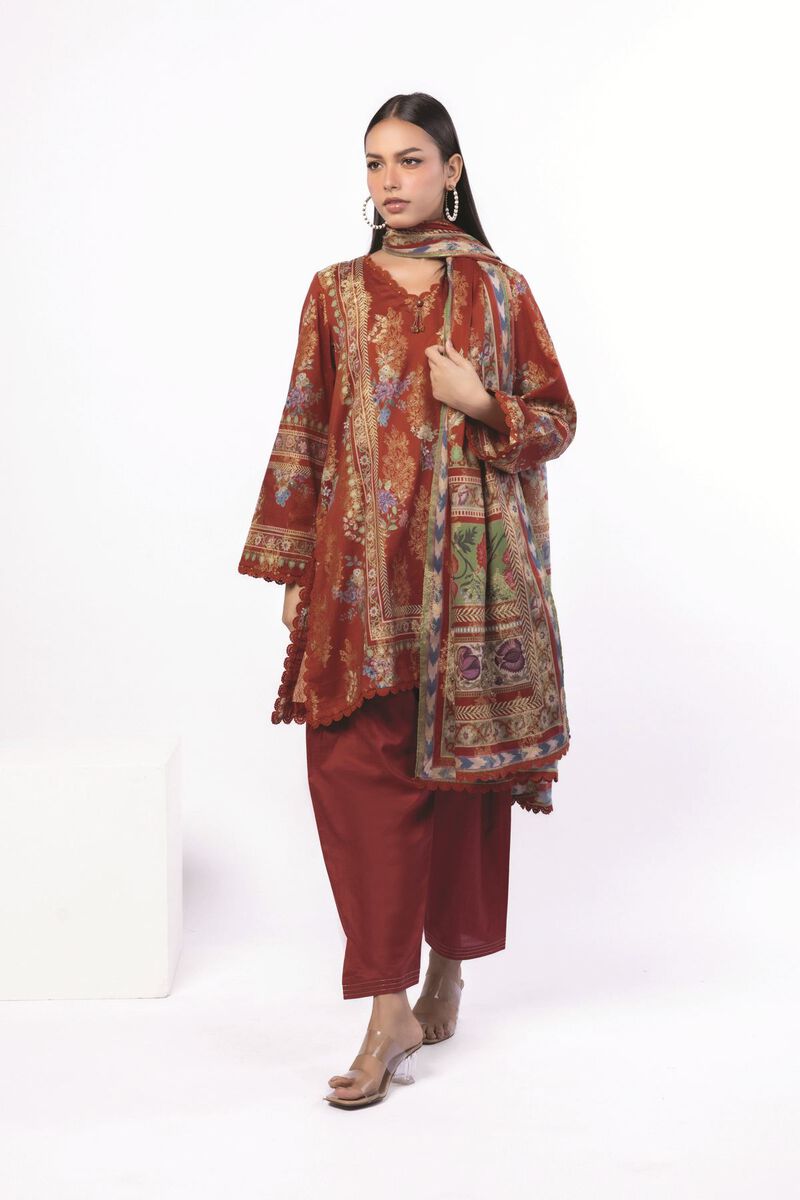 Printed | Jacquard | Tailored 3 Piece | USD 70.00