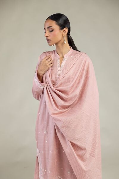 Embroidered | Messuri Dobby | Messuri Tailored 3-Piece | USD 85.00