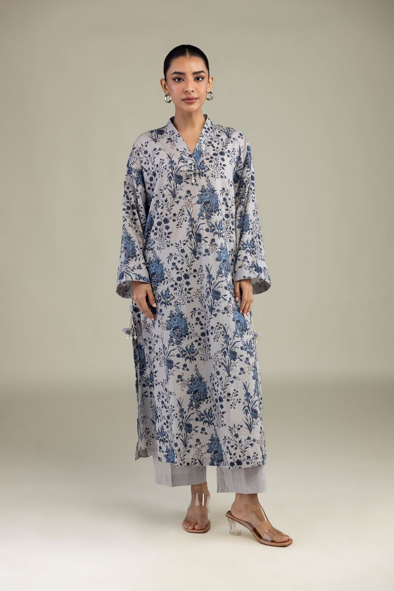 Printed | Cotton Dobby | Floral Longline Kurta | USD 30.00