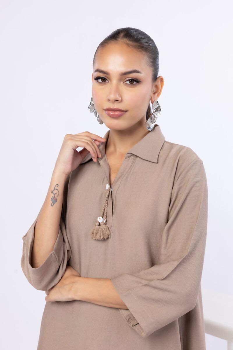 Dyed | Cotton Vortex Wrinkle | Kurta | USD 25.00