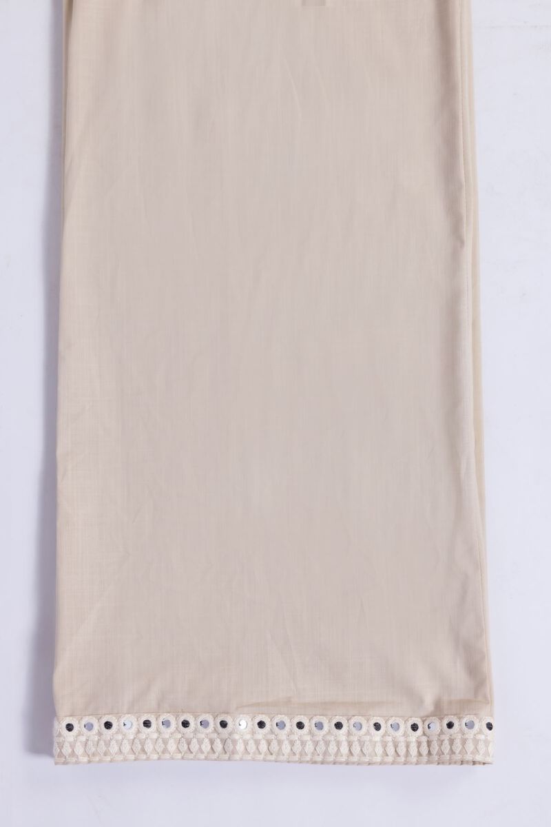 Embroidered | Crosshatch Poplin | Pants | null