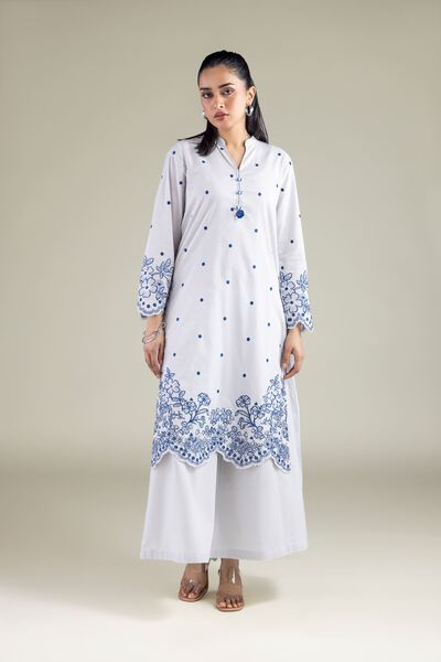 Embroidered | Cambric | Summer Cambric Pants | USD 25.00