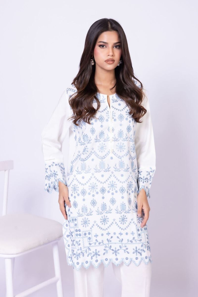 Embroidered | Dull Raw Silk | Kurta | USD 30.00