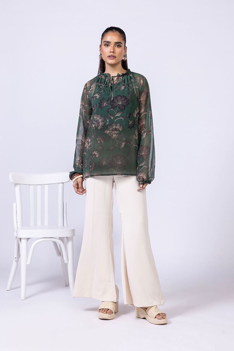 Printed | Georgette Chiffon | Blouse | USD 9.00