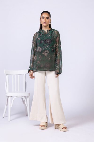 Printed | Georgette Chiffon | Blouse | USD 9.00
