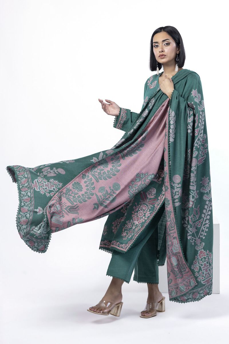 Embroidered | Khaddar | Tailored 3 Piece | USD 70.00