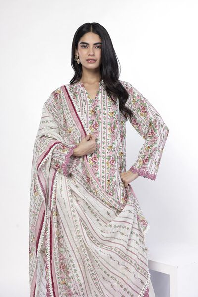 Embroidered | Lawn | Tailored 3 Piece | USD 30.00