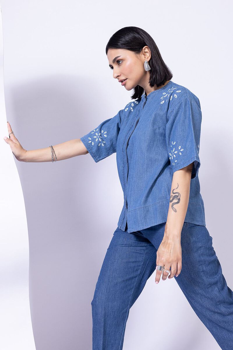 Printed | Tencel Denim | Shirt | USD 9.00