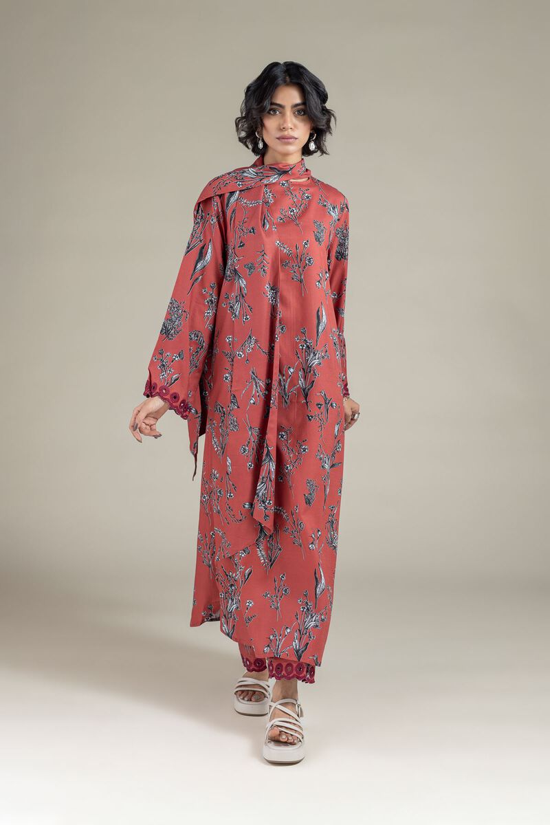 Embroidered | Raw Silk | Kurta | USD 35.00