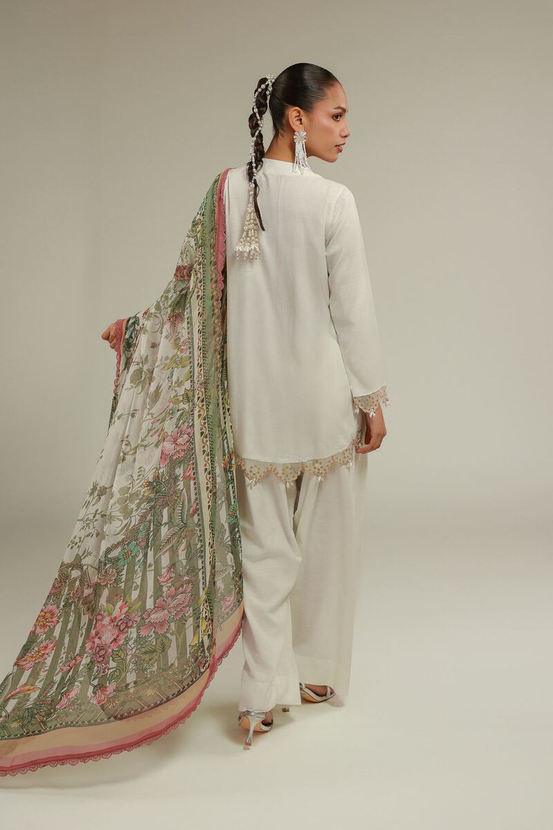 Embroidered | Chiffon | Summer Floral Dupatta | USD 35.00