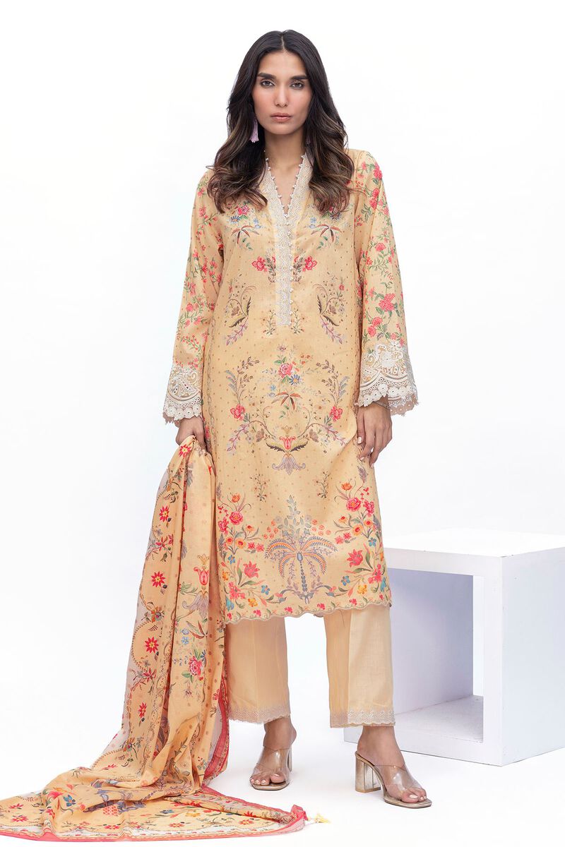 Embroidered | Jacquard | Tailored 3 Piece | null