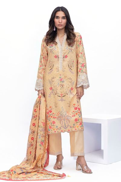 Embroidered | Jacquard | Tailored 3 Piece | USD 75.00