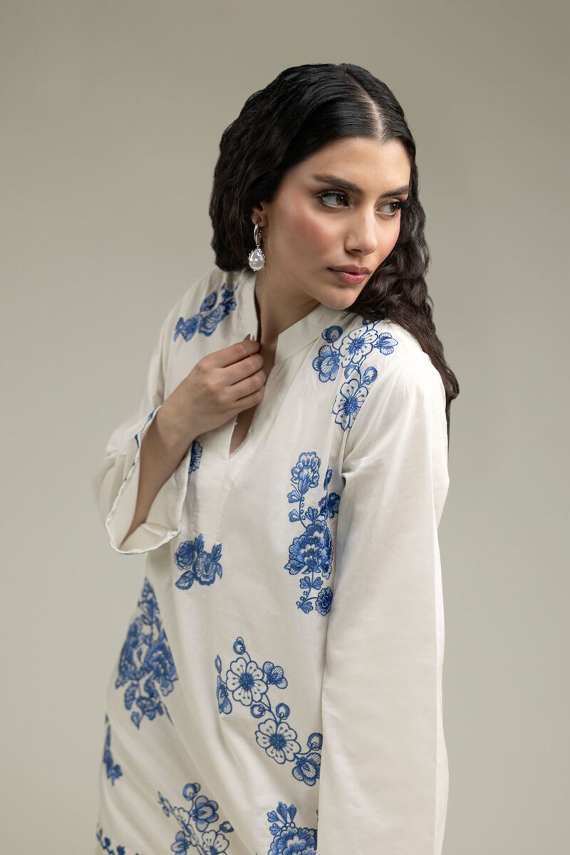 Embroidered | Cambric | Short Cambric Kurta | USD 40.00