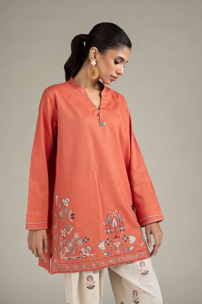 Embroidered | Heavy Textured Cotton | Kurta | USD 30.00