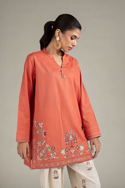 Embroidered | Heavy Textured Cotton | Kurta | USD 30.00