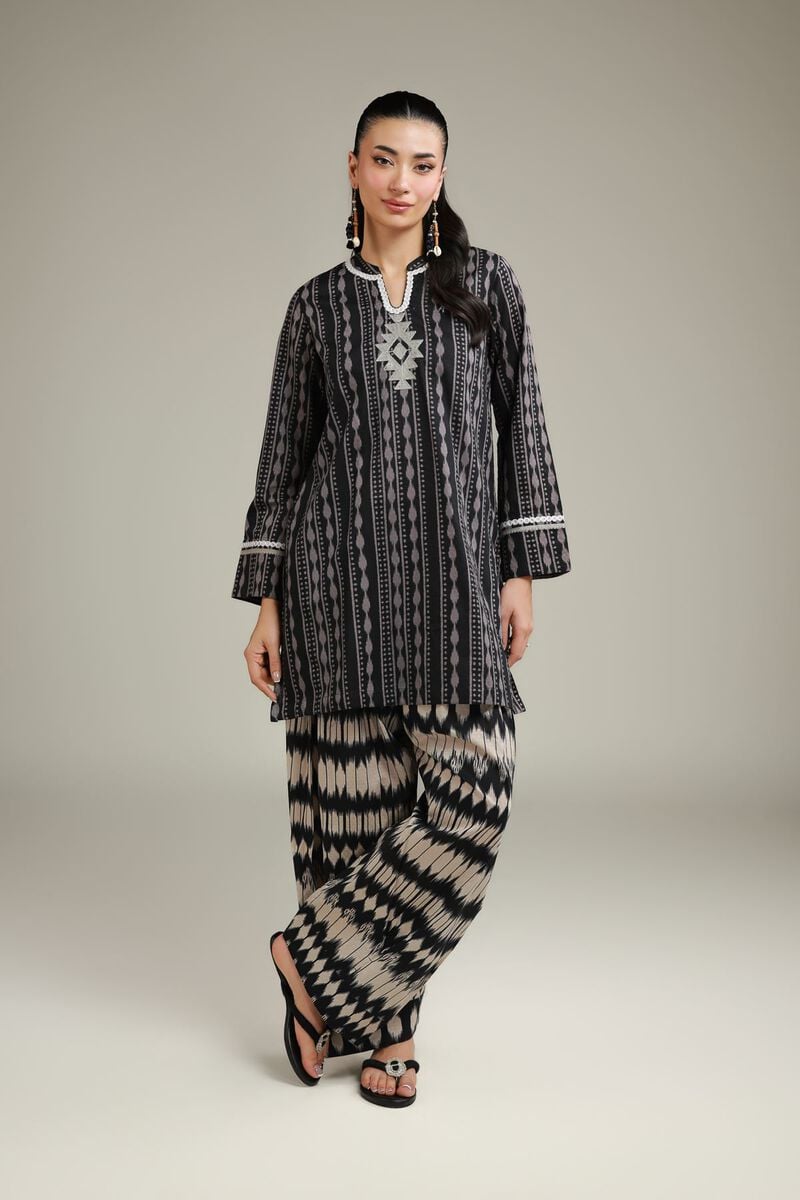 Embroidered | Cotton Dobby | Short Cotton Kurta | USD 30.00