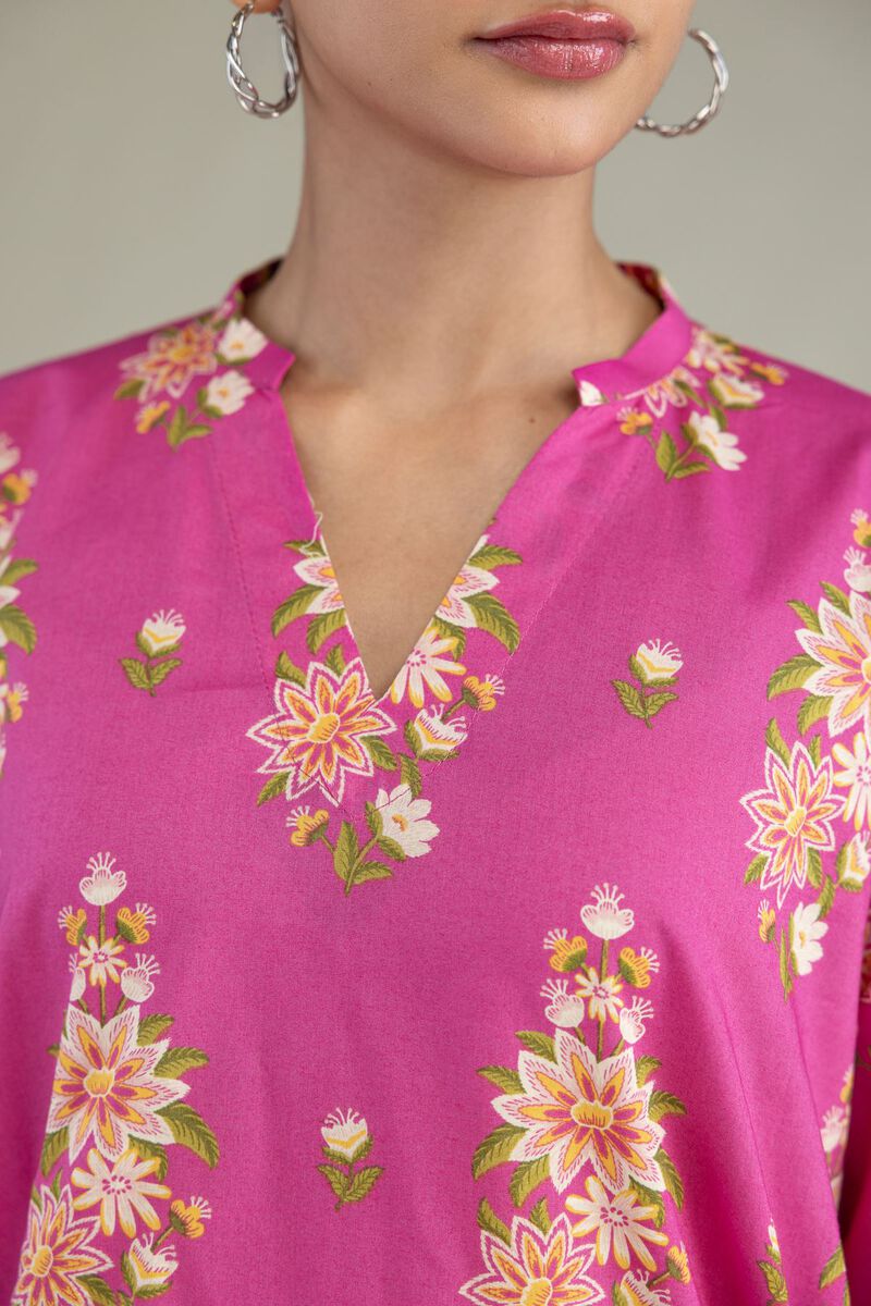 Printed | Cambric | Floral Cambric Kurta | USD 35.00