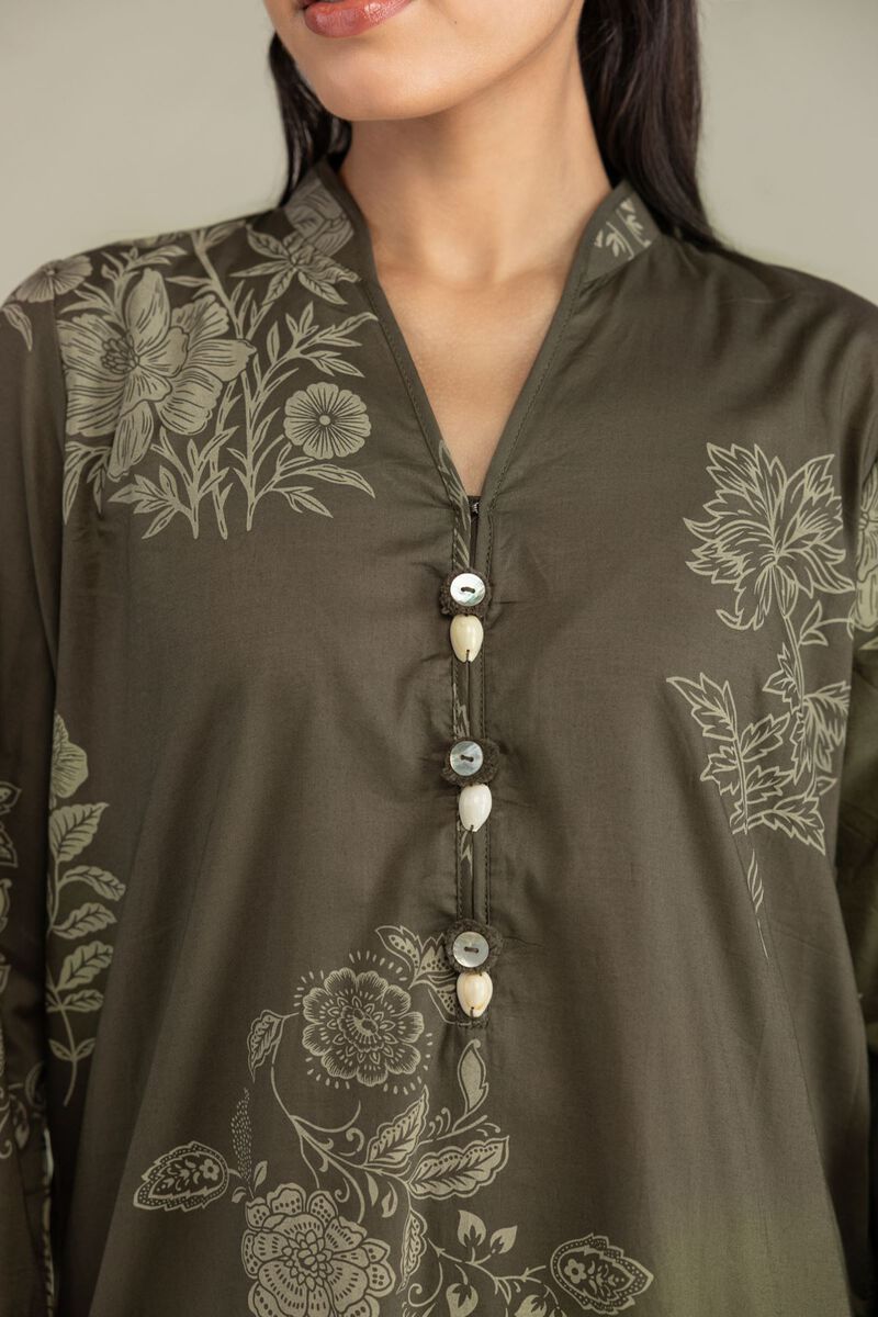 Printed | Cambric | Longline Floral Kurta | USD 35.00